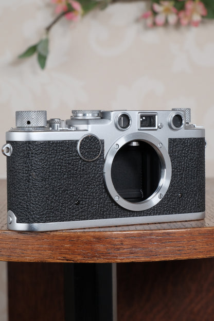 Near Mint! 1950 Leitz Leica IIf. Freshly Serviced CLA'd! - Leitz- Petrakla Classic Cameras