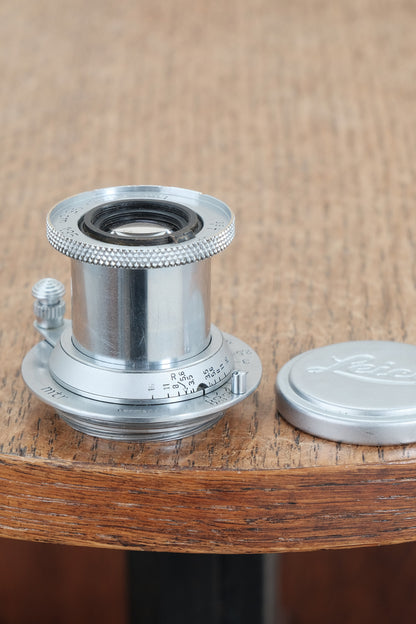 Excellent Leitz Elmar 3.5/50mm coated Elmar lens. - Leitz- Petrakla Classic Cameras