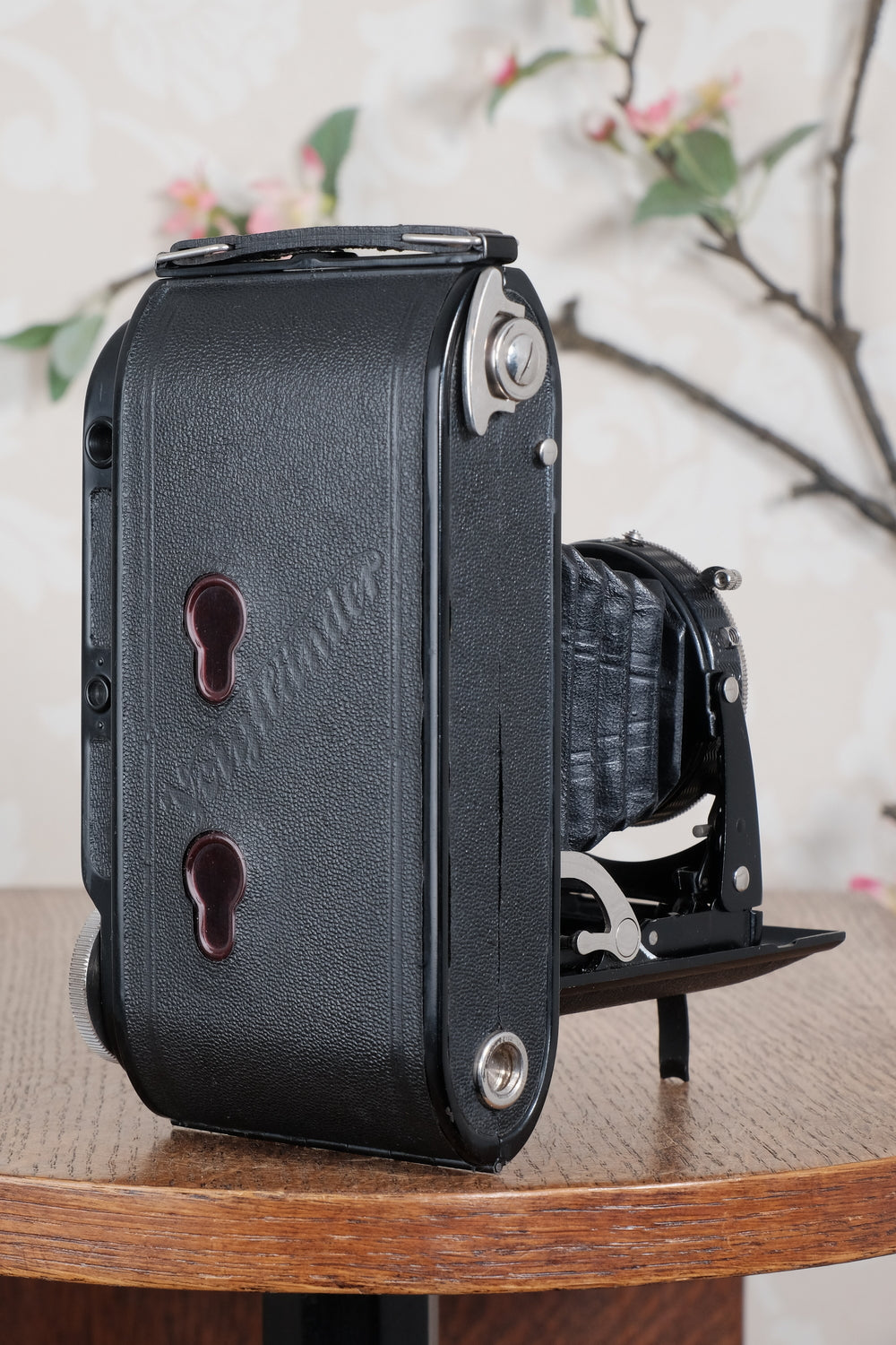 Near Mint! 1936 Voigtlander 6x9 Black Bessa rangefinder with Heliar lens! Freshly Serviced, CLA'd. - Voigtlander- Petrakla Classic Cameras