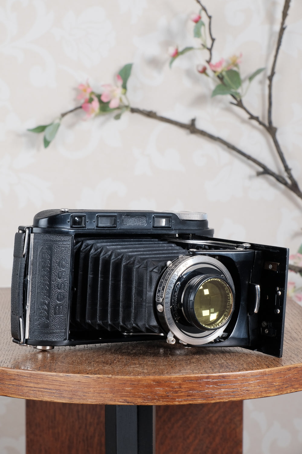 Near Mint! 1936 Voigtlander 6x9 Black Bessa rangefinder with Heliar lens! Freshly Serviced, CLA'd. - Voigtlander- Petrakla Classic Cameras