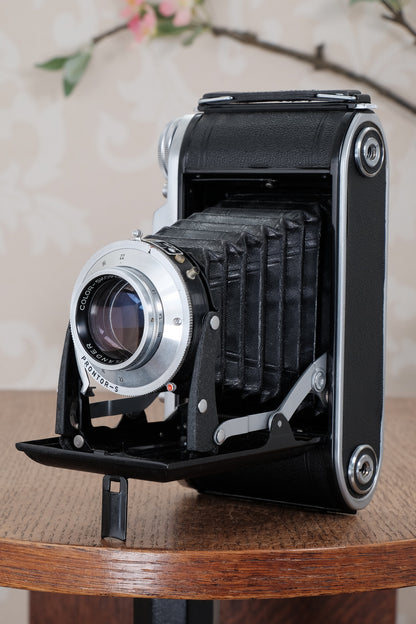 Mint! 1953 Voigtlander 6x9 Bessa I with Color-Skopar and original case. Freshly serviced, CLA'd - Voigtlander- Petrakla Classic Cameras