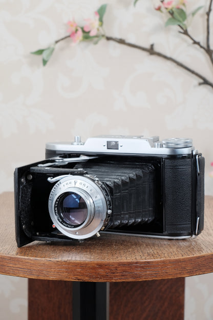 Mint! 1953 Voigtlander 6x9 Bessa I with Color-Skopar and original case. Freshly serviced, CLA'd - Voigtlander- Petrakla Classic Cameras