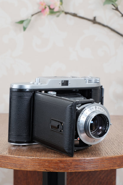 Mint! 1953 Voigtlander 6x9 Bessa I with Color-Skopar and original case. Freshly serviced, CLA'd - Voigtlander- Petrakla Classic Cameras