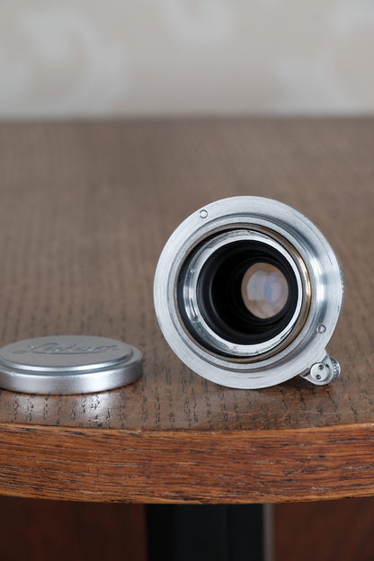 Superb! 1950 Leitz Elmar 3.5/50mm coated lens.