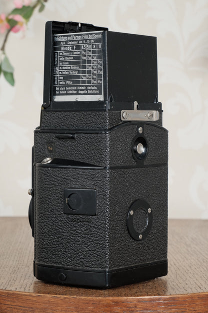 Original 1934 , Zeiss-Ikon Art Deco “Coffee-can” Ikoflex, 850/16, CLA'd  Freshly Serviced!