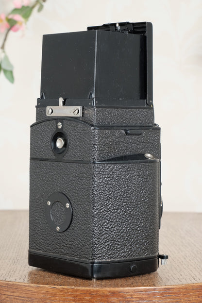 Original 1934 , Zeiss-Ikon Art Deco “Coffee-can” Ikoflex, 850/16, CLA'd  Freshly Serviced!