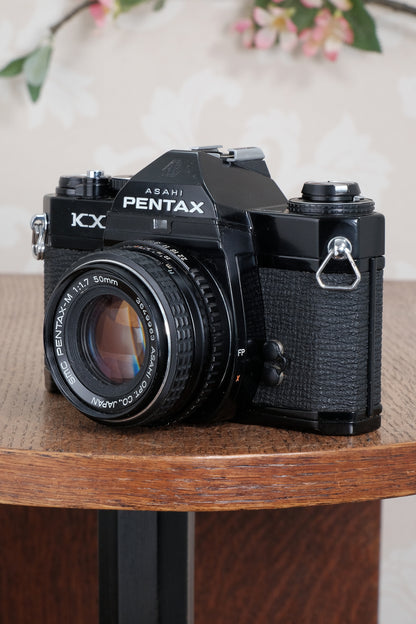 Superb! Black Asahi Pentax KX, Fully functional, Ready for immediate use.