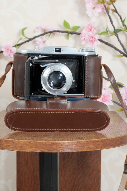 Mint! 1953 Voigtlander 6x9 Bessa I with Color-Skopar and original case. Freshly serviced, CLA'd - Voigtlander- Petrakla Classic Cameras
