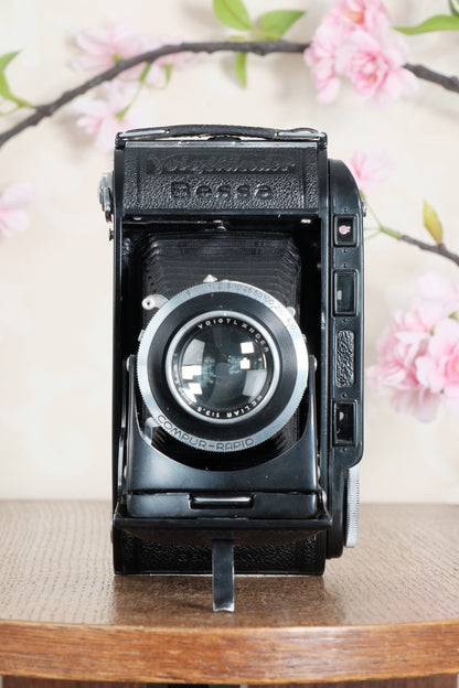 Super Rare! 1946 Voigtlander 6x9 Bessa Rangefinder with Heliar lens! Freshly Serviced, CLA'd.