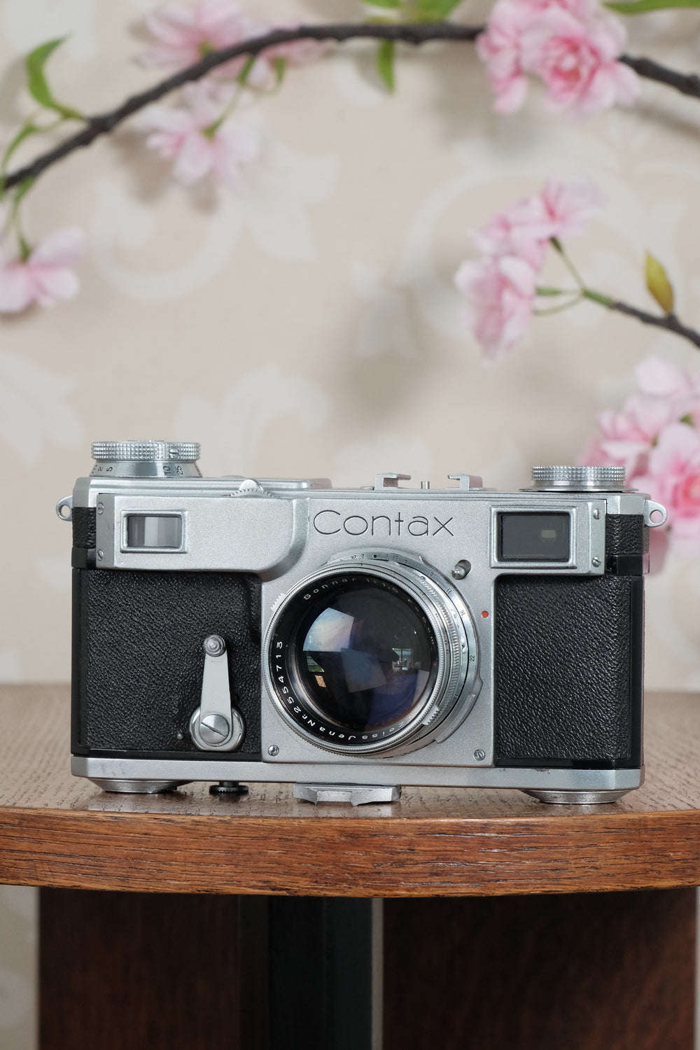 Near Mint! WWII 1943 Zeiss Ikon Contax II with “T” coated f1.5/50 Sonnar lens. CLA'd, Freshly Serviced!