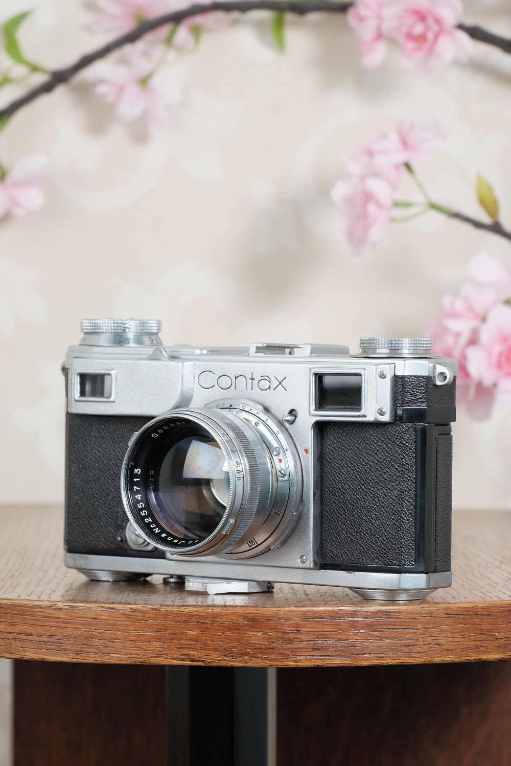 Near Mint! WWII 1943 Zeiss Ikon Contax II with “T” coated f1.5/50 Sonnar lens. CLA'd, Freshly Serviced!