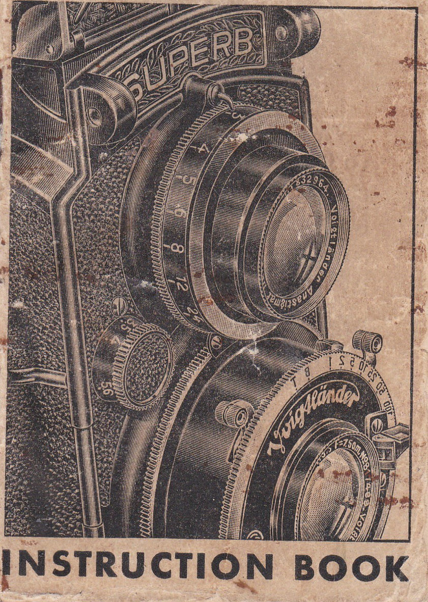 Voigtlander Superb Instruction book (original).