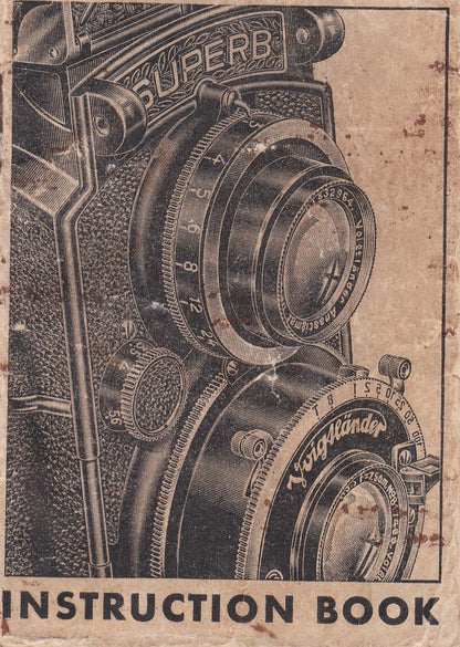 Voigtlander Superb Instruction book (original).