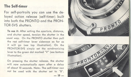 Voigtlander Vito IIa, instructions for use (original).
