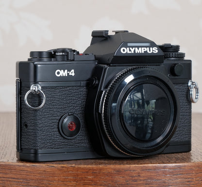 Mint! Beautiful Black Olympus OM-4