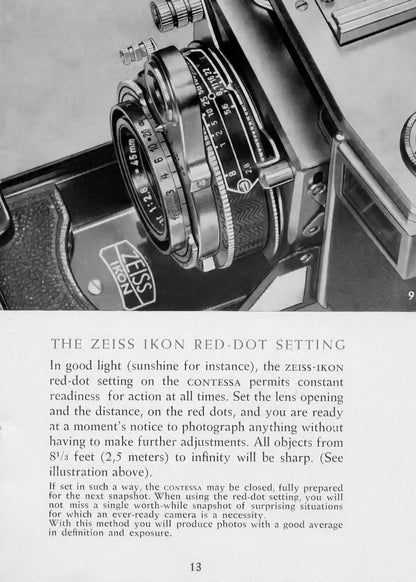 Contessa camera manual (Original).