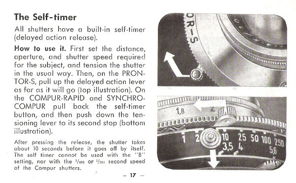 Voigtlander Bessa I Instruction book (original). Free Shipping! - Voigtlander- Petrakla Classic Cameras