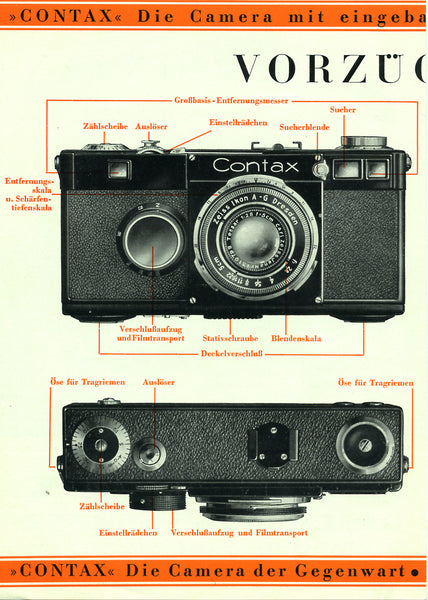 Contax I Brochure (PDF) - Zeiss-Ikon- Petrakla Classic Cameras