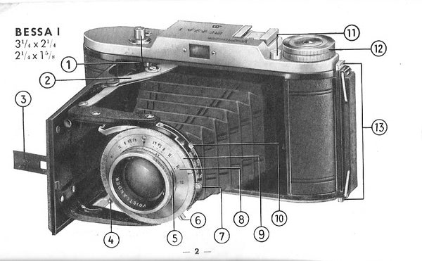 Voigtlander Bessa I Instruction book. PDF DOWNLOAD! - Voigtlander- Petrakla Classic Cameras