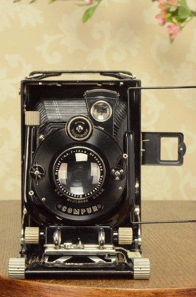HELIAR LENS! on a 1927 Voigtlander BERGHEIL Camera, Freshly serviced - Voigtlander- Petrakla Classic Cameras