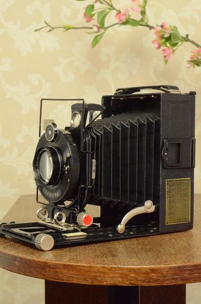 HELIAR LENS! on a 1927 Voigtlander BERGHEIL Camera, Freshly serviced - Voigtlander- Petrakla Classic Cameras