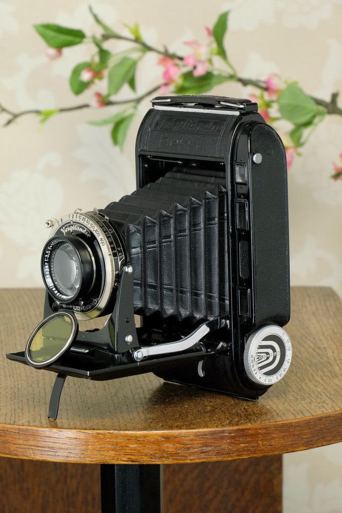 1936 Voigtlander 6x9 Bessa Rangefinder with Skopar lens, Freshly Serviced! - Voigtlander- Petrakla Classic Cameras