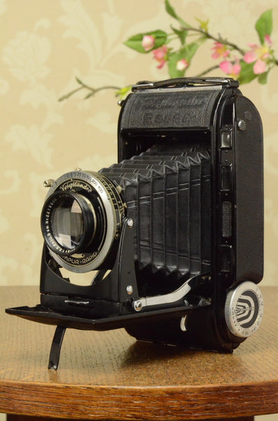 1939 Voigtlander Bessa Rangefinder with HELIAR LENS! 6x9, Freshly Serviced - Voigtlander- Petrakla Classic Cameras