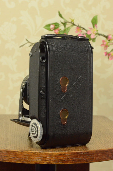 1939 Voigtlander Bessa Rangefinder with HELIAR LENS! 6x9, Freshly Serviced - Voigtlander- Petrakla Classic Cameras