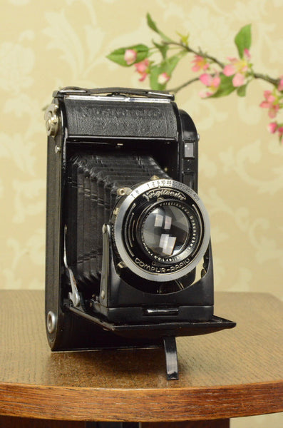 1939 Voigtlander Bessa Rangefinder with HELIAR LENS! 6x9, Freshly Serviced - Voigtlander- Petrakla Classic Cameras