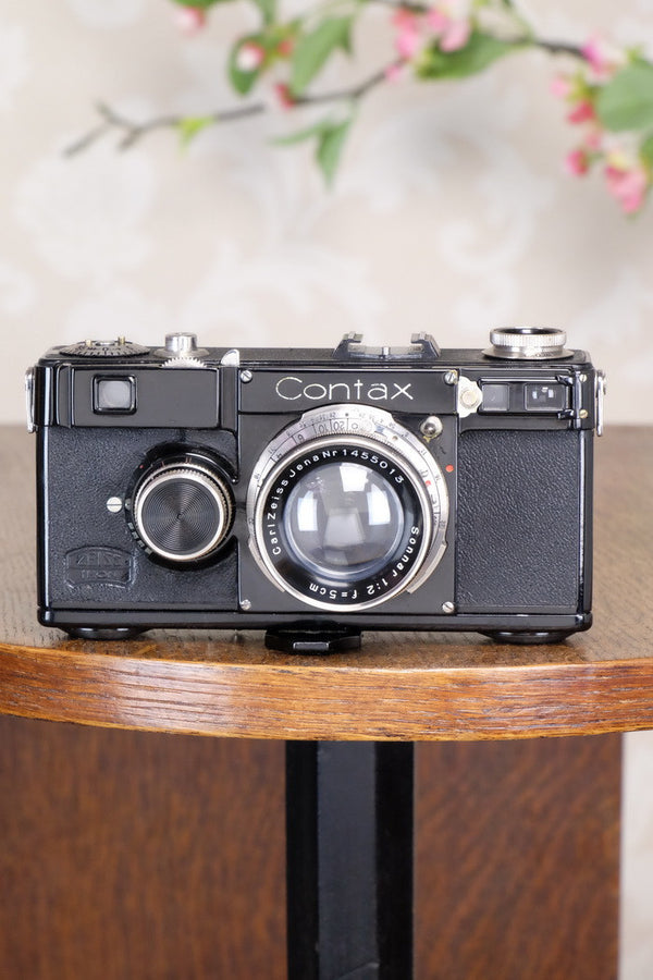 SUPERB! 1935 Zeiss Ikon Contax I, 35mm rangefinder, CLA’d, FRESHLY SER ...