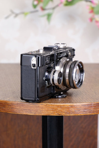 SUPERB! 1935 Zeiss Ikon Contax I, 35mm rangefinder, CLA’d, FRESHLY SERVICED! - Zeiss-Ikon- Petrakla Classic Cameras