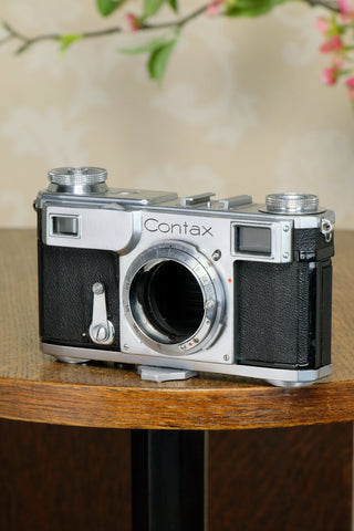 SUPERB! 1936 Zeiss Ikon Contax II, CLA’d Freshly Serviced! - Zeiss-Ikon- Petrakla Classic Cameras