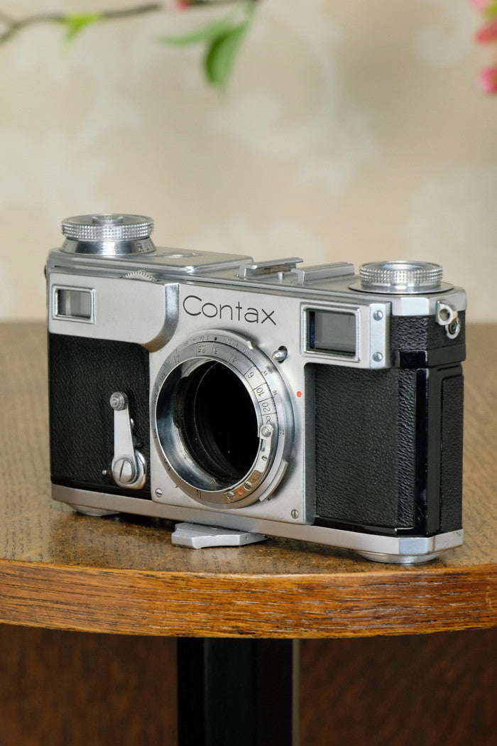 SUPERB! 1936 Zeiss Ikon Contax II, CLA’d Freshly Serviced! - Zeiss-Ikon- Petrakla Classic Cameras