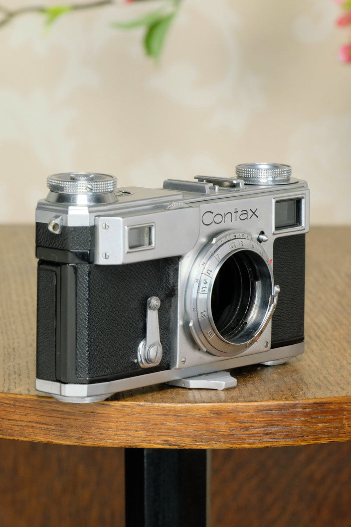 SUPERB! 1936 Zeiss Ikon Contax II, CLA’d Freshly Serviced! - Zeiss-Ikon- Petrakla Classic Cameras