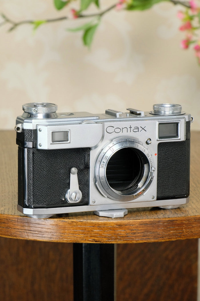SUPERB! 1936 Zeiss Ikon Contax II, CLA’d Freshly Serviced! - Zeiss-Ikon- Petrakla Classic Cameras