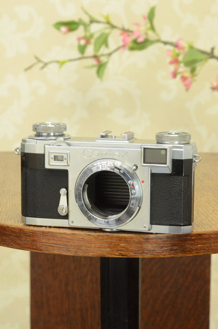 Excellent 1952 Zeiss Ikon Contax IIa,  Cleaned, Lubricated & Adjusted, CLA'd - Zeiss-Ikon- Petrakla Classic Cameras