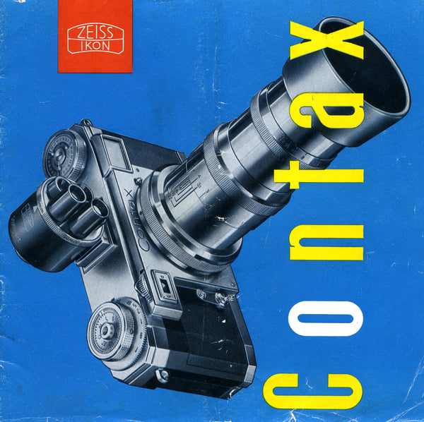 Contax Brochure (Original). Free shipping. - Zeiss-Ikon- Petrakla Classic Cameras