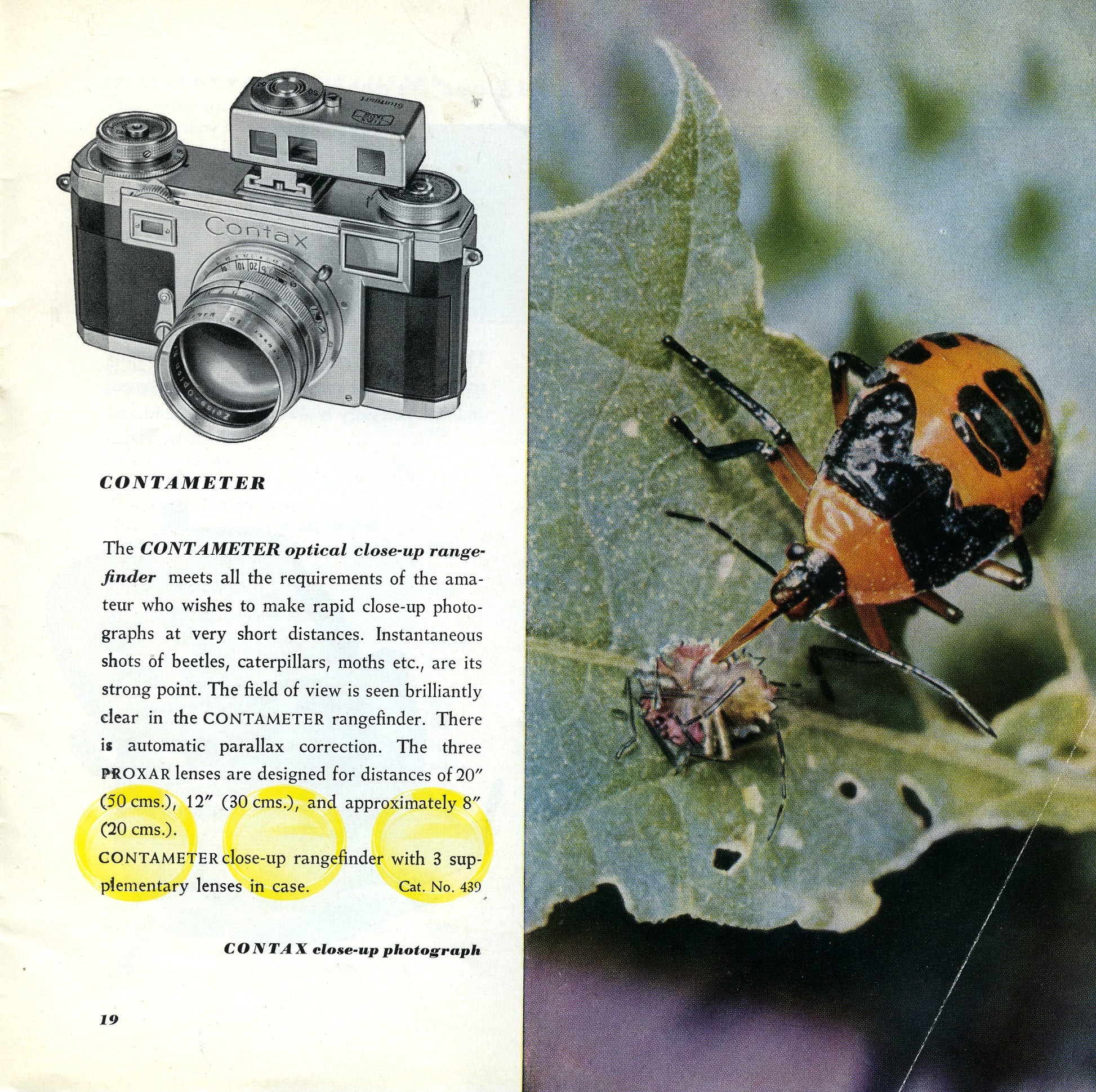 Contax Brochure (Original). Free shipping. - Zeiss-Ikon- Petrakla Classic Cameras