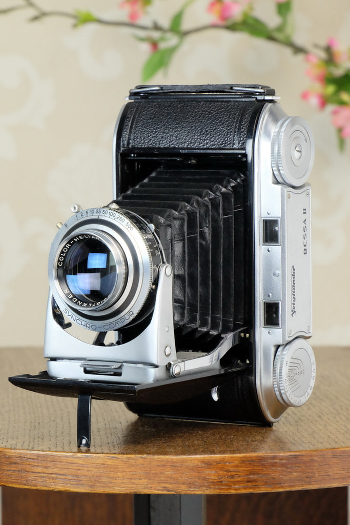Superb! 1954 Voigtlander 6x9 Bessa II with Heliar lens, Freshly serviced, CLA'd - Voigtlander- Petrakla Classic Cameras