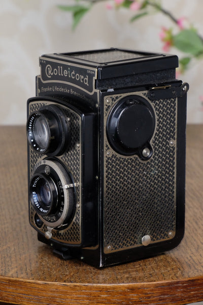 1934 Art-Deco Nickel-plated rolleicord CLA's, Freshly Serviced! - Frank & Heidecke- Petrakla Classic Cameras