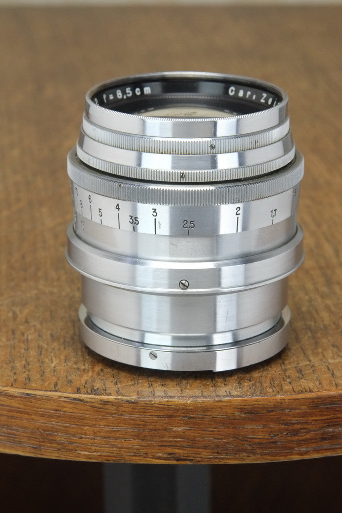 1938 Carl-Zeiss Jena 2.0/8.5cm (85mm) Sonnar Lens for Contax 1938 Carl-Zeiss Jena 2.0/8.5cm (85mm) Sonnar Lens for Contax
