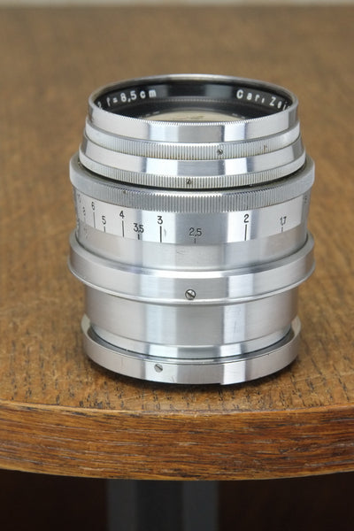 1938 Carl-Zeiss Jena  2.0/8.5cm (85mm) Sonnar Lens for Contax II - Carl Zeiss Jena- Petrakla Classic Cameras