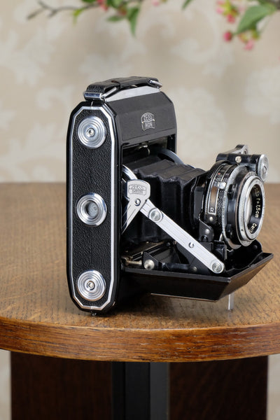 Superb! 1938 6x4.5 ZEISS-IKON SUPER IKONTA A, Tessar lens, CLA’d - Zeiss-Ikon- Petrakla Classic Cameras