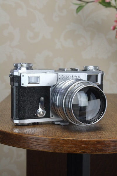 1938 Carl-Zeiss Jena  2.0/8.5cm (85mm) Sonnar Lens for Contax II - Carl Zeiss Jena- Petrakla Classic Cameras