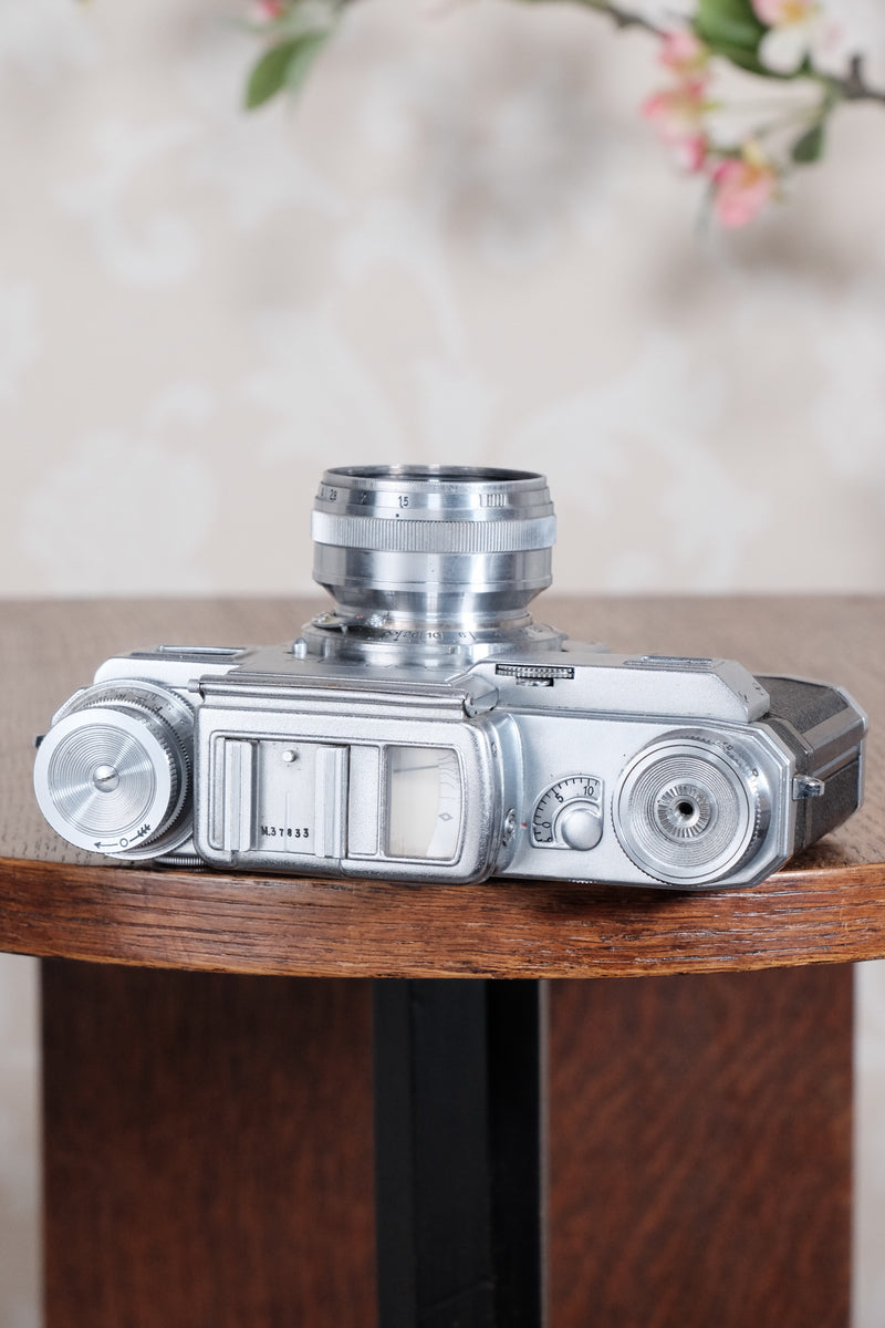 RARE! 1941 German Navy Zeiss-Ikon Contax Camera, Freshly Serviced - Zeiss-Ikon- Petrakla Classic Cameras