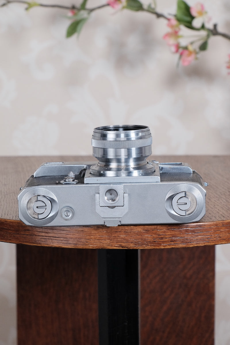 RARE! 1941 German Navy Zeiss-Ikon Contax Camera, Freshly Serviced - Zeiss-Ikon- Petrakla Classic Cameras