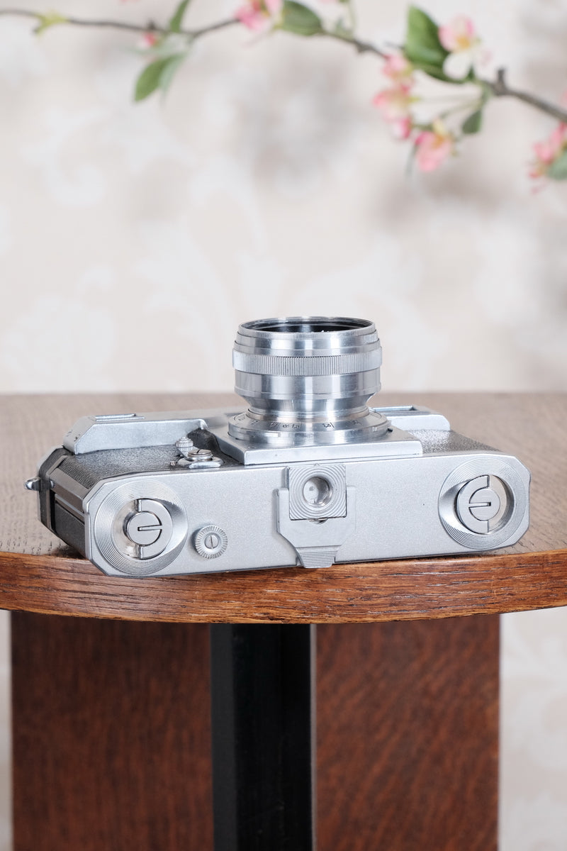 RARE! 1941 German Navy Zeiss-Ikon Contax Camera, Freshly Serviced - Zeiss-Ikon- Petrakla Classic Cameras