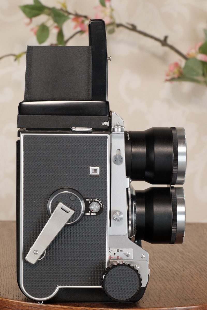Near Mint! 1962 Mamiya C3 TLR, CLA'd, Freshly Serviced! - Voigtlander- Petrakla Classic Cameras