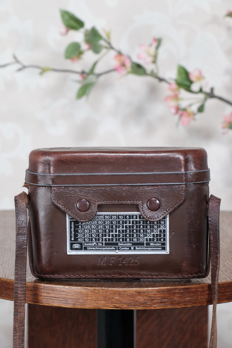 RARE! 1941 German Navy Zeiss-Ikon Contax Camera, Freshly Serviced - Zeiss-Ikon- Petrakla Classic Cameras
