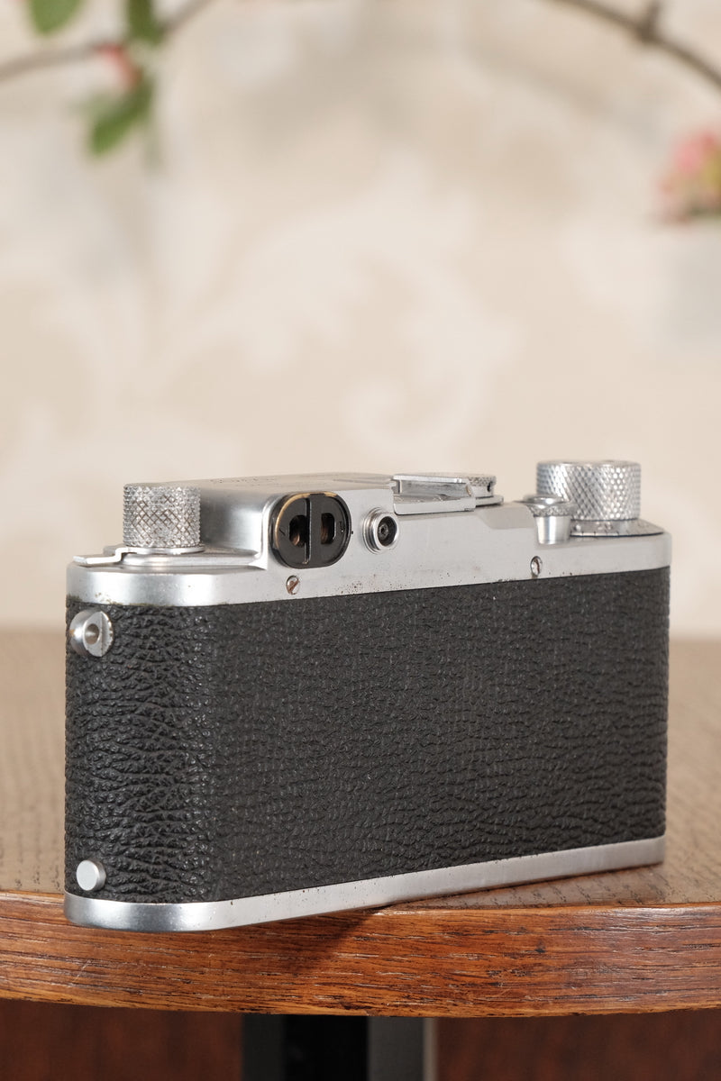 1950 Leitz Leica IIIf, Freshly Serviced. CLA’d - Leitz- Petrakla Classic Cameras